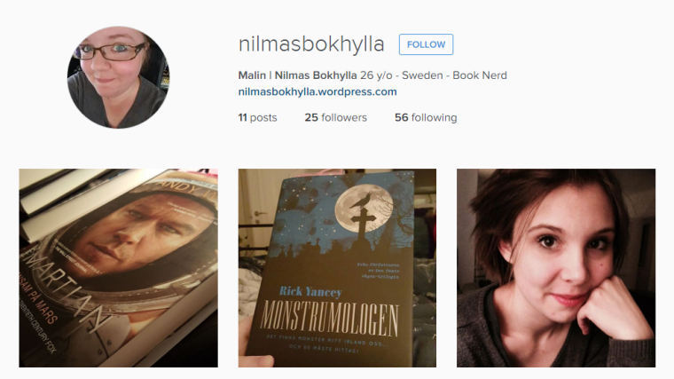 Nilmas Bokhylla på Instagram